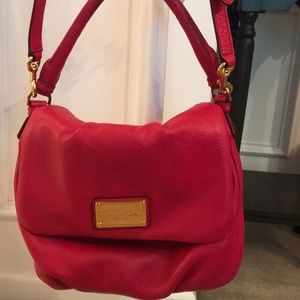 Marc Jacobs NY Crimson Adjustable Leather Bag
